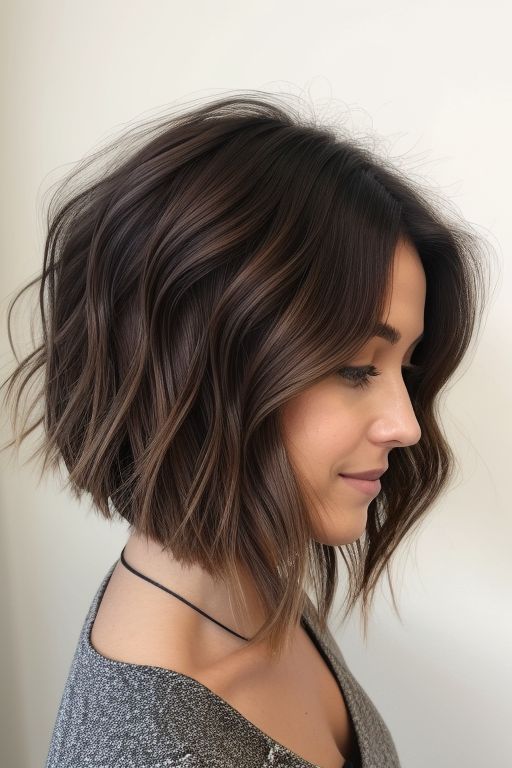 Brown Sugar Balayage Bob