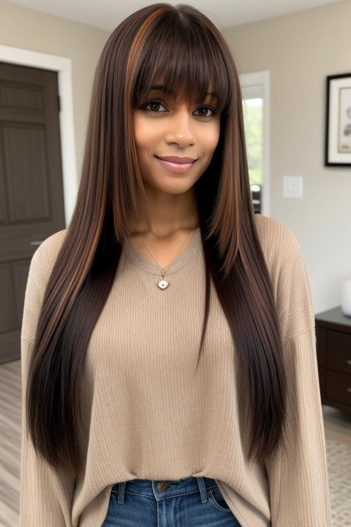 Brown Sugar Bangs