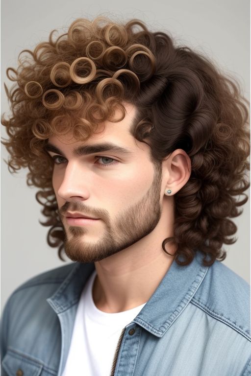 Curly Mullet