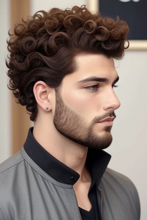 Curly Pompadour