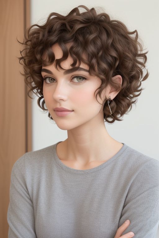 Curly Short Hair