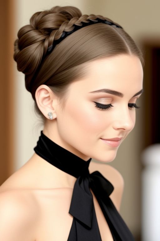 Elegant Headband Updo