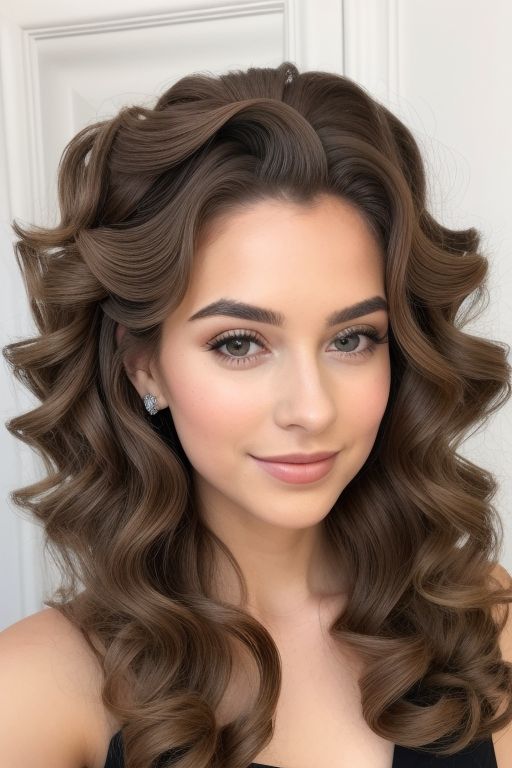 Side-Swept Curls