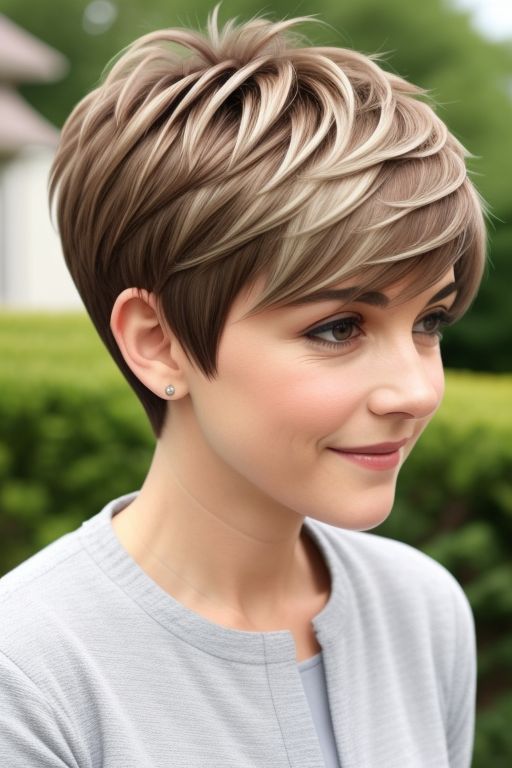 Textured Pixie Cut