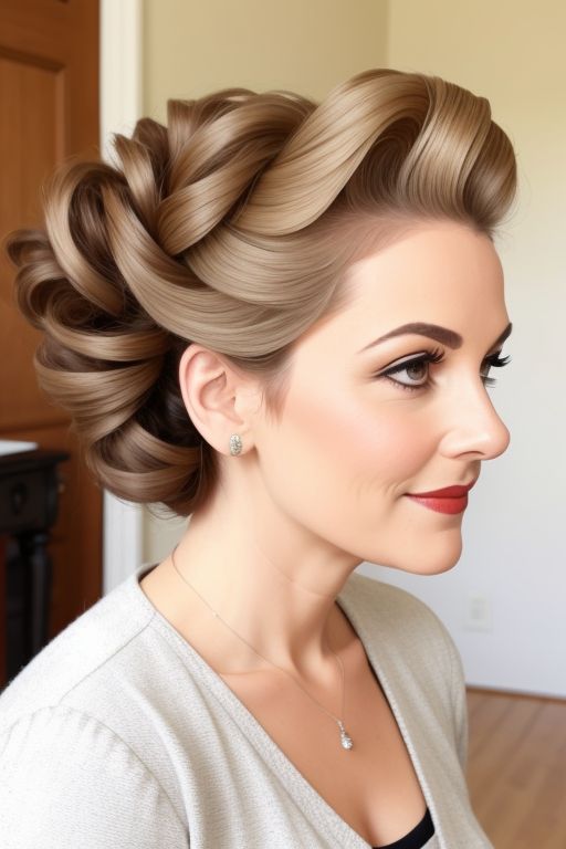 Updo with Volume