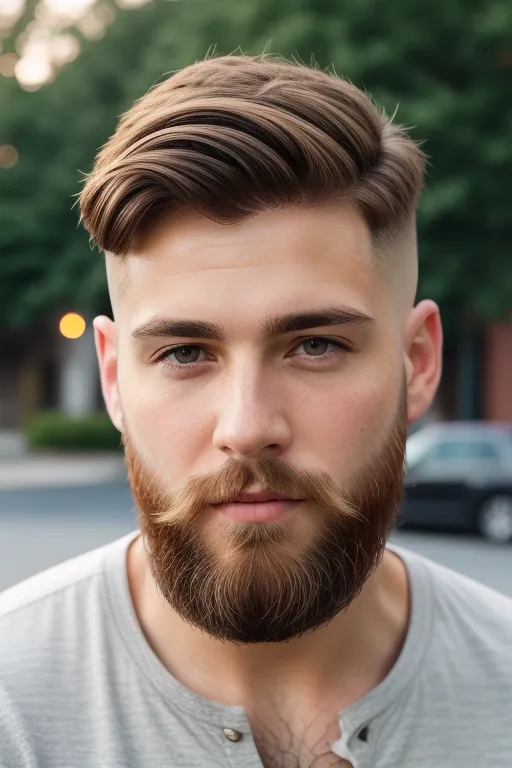 Short Hairstyles for Men with Beards