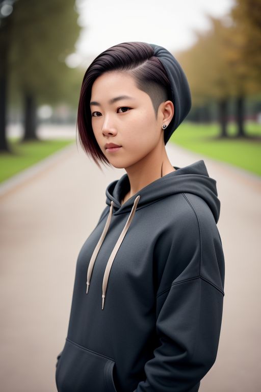 Undercut with Hoodie