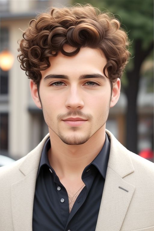 Short Curly Hairstyles for Men