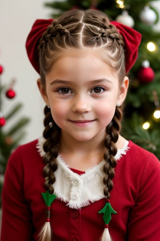 Festive French Braids