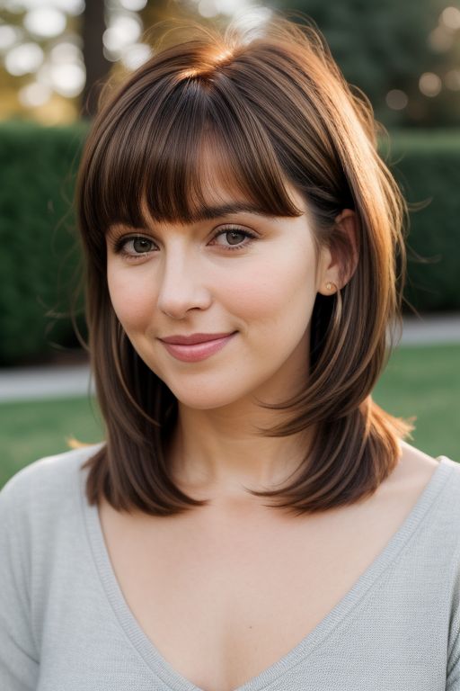 The Side-Swept Bangs