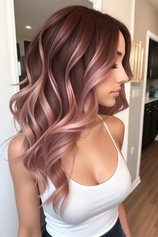 Rose Gold Balayage