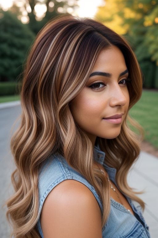 Sun-Kissed Caramel Highlights