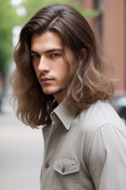 Blowout Hair Men’s Side Part