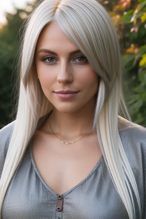 Platinum Blonde with Chocolate Low Lights