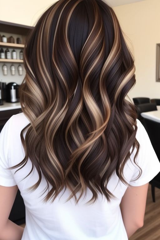 Espresso with Caramel Highlights