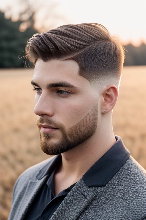 Shoulder-Length Straight Cut for Men