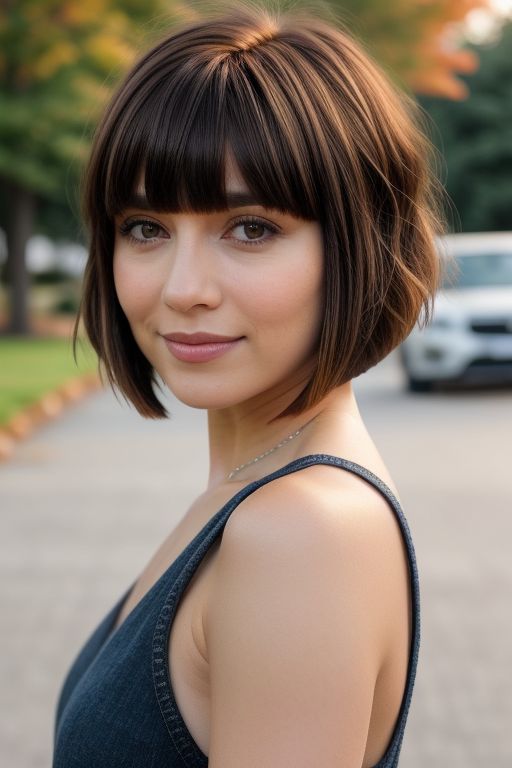 Short Bob with Bangs