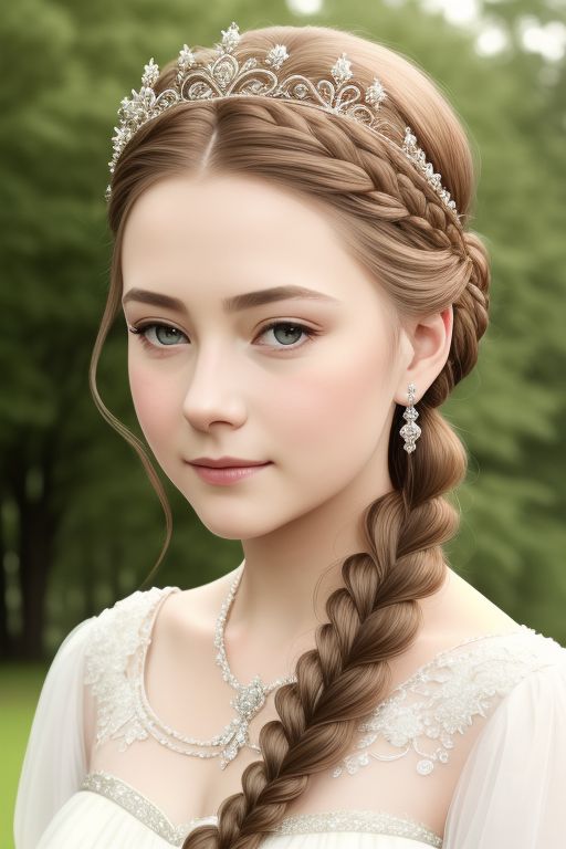 Braided Crown: Fairytale-Inspired Elegance