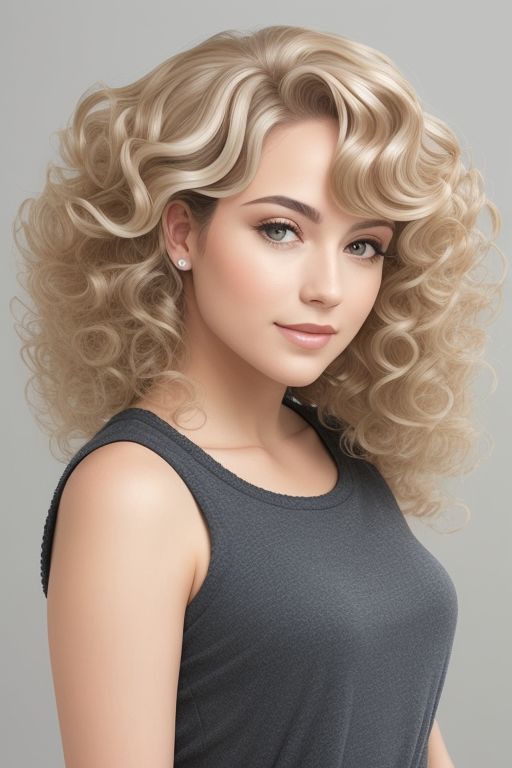 Retro Curls with Modern Highlights