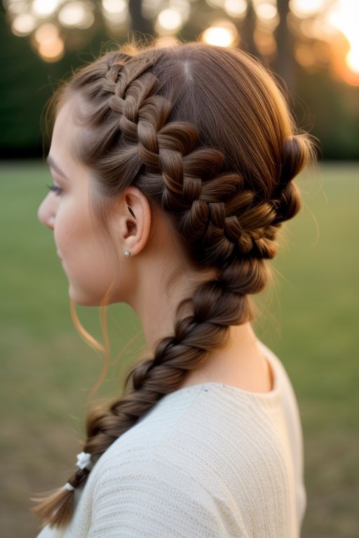 French Braid Crown