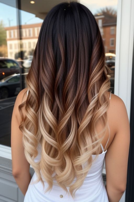 Icy Caramel Ombre