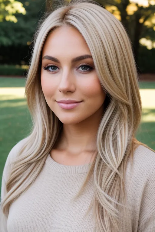 Beige Blonde with Mocha Low Lights