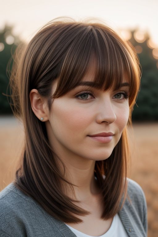 Side-Swept Bangs