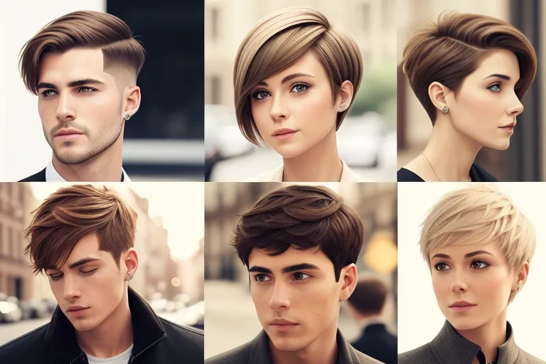 Short Hairstyles for Men and Women