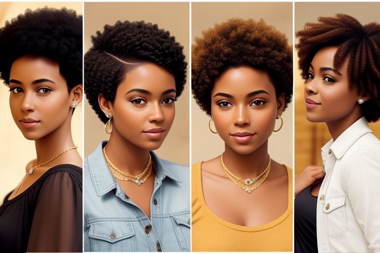 short afro hairstyles 4c hair