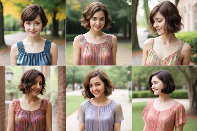 Short Silk Pressed Hairstyles