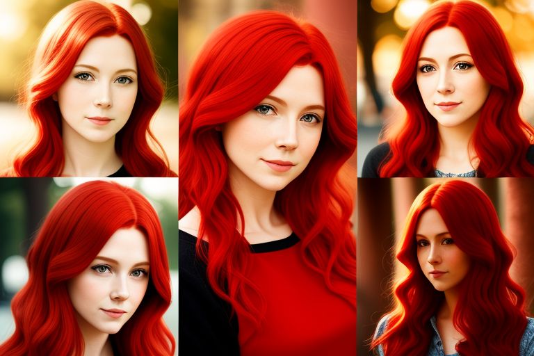 red hair woman