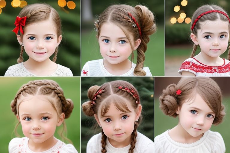 christmas hairstyles for kids