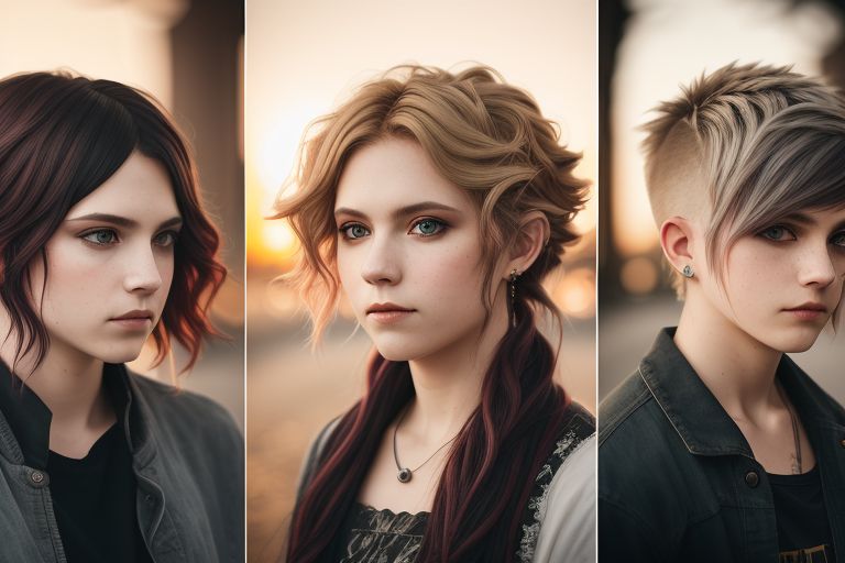 edgy grunge hairstyles